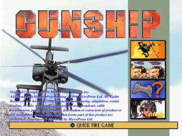 Gunship (US) screen shot title